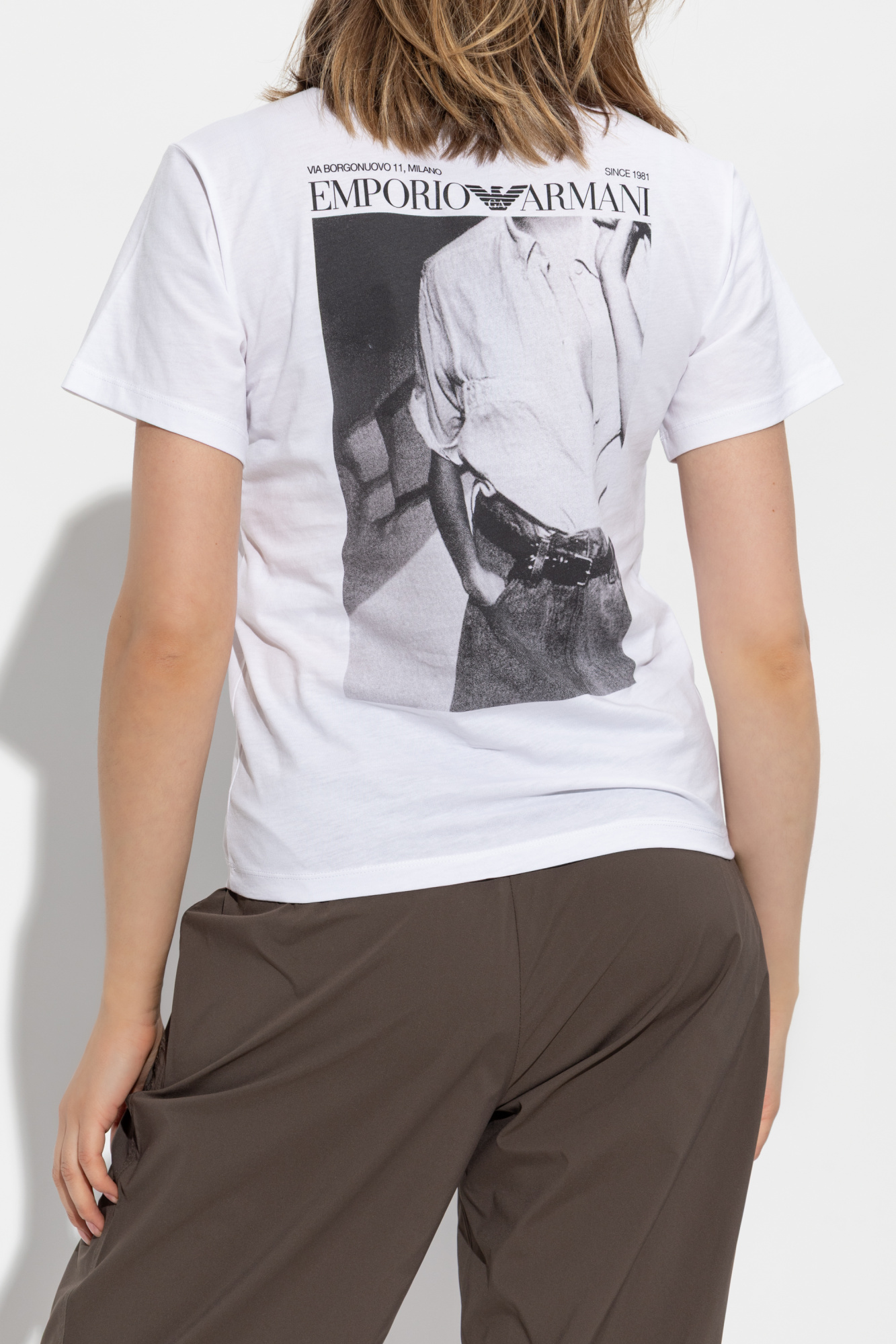 Emporio Armani T-shirt with logo | Women's Clothing | Vitkac